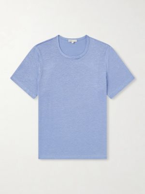 Linen-Blend Jersey T-Shirt Linen-Blend Jersey T-Shirt