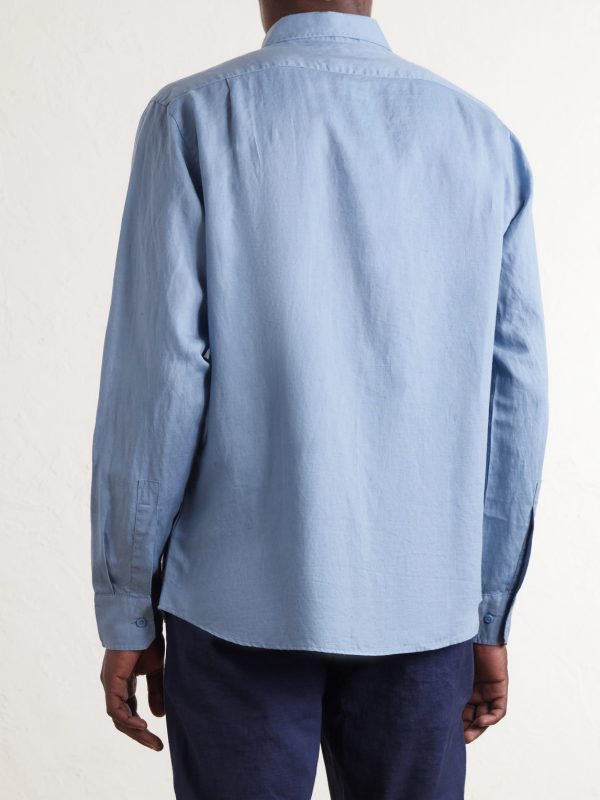 Linen and Lyocell-Blend Shirt - BK Linen and Lyocell-Blend Shirt - BK