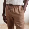 Straight-Leg Linen and Lyocell-Blend Trousers - CU Straight-Leg Linen and Lyocell-Blend Trousers - CU