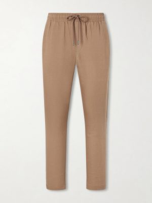 Straight-Leg Linen and Lyocell-Blend Trousers Straight-Leg Linen and Lyocell-Blend Trousers