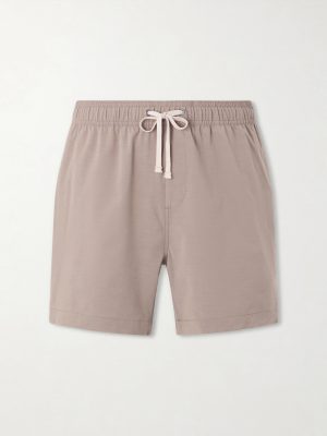 Land To Water Straight-Leg Mid-Length Swim Shorts