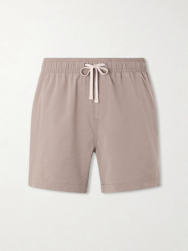 Land To Water Straight-Leg Mid-Length Swim Shorts