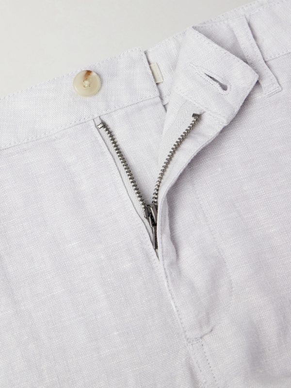 Straight-Leg Linen Trousers - E1 Straight-Leg Linen Trousers - E1