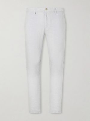 Straight-Leg Linen Trousers Straight-Leg Linen Trousers