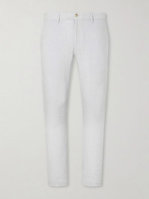 Straight-Leg Linen Trousers Straight-Leg Linen Trousers