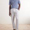 Straight-Leg Linen Trousers - OU Straight-Leg Linen Trousers - OU