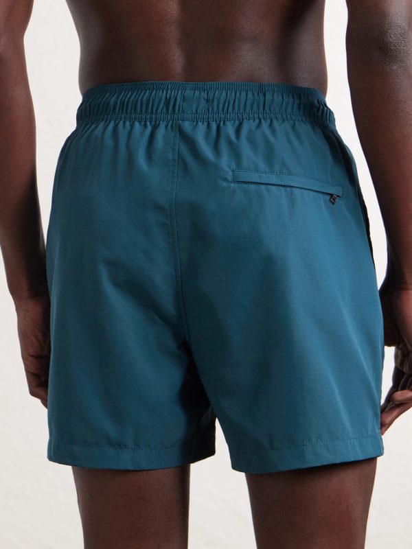 Charles Straight-Leg Printed Swim Shorts - BK Charles Straight-Leg Printed Swim Shorts - BK
