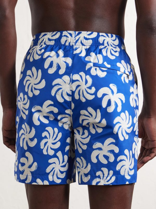 Charles Straight-Leg Printed Swim Shorts - BK Charles Straight-Leg Printed Swim Shorts - BK