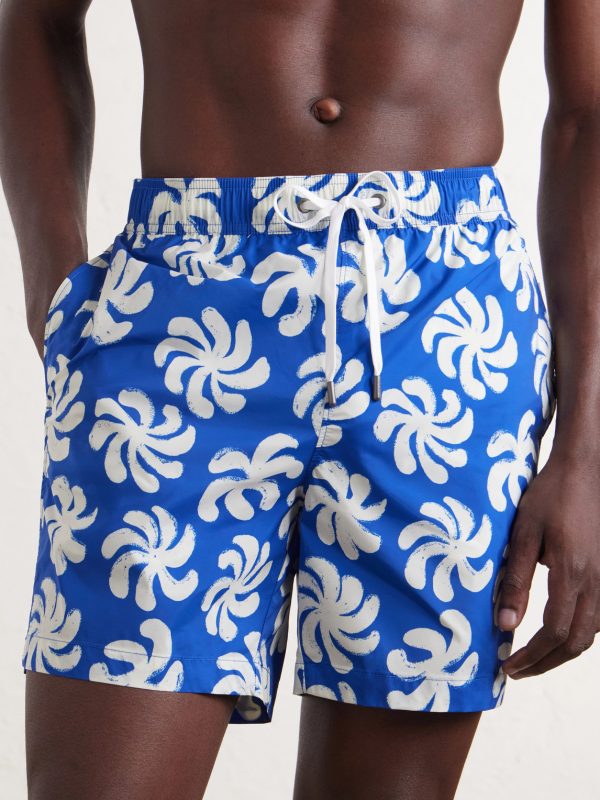 Charles Straight-Leg Printed Swim Shorts - FR Charles Straight-Leg Printed Swim Shorts - FR