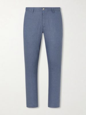 Straight-Leg Linen Trousers Straight-Leg Linen Trousers