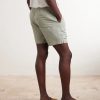 Straight-Leg Linen and Lyocell-Blend Shorts - BK Straight-Leg Linen and Lyocell-Blend Shorts - BK