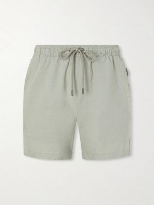 Straight-Leg Linen and Lyocell-Blend Shorts Straight-Leg Linen and Lyocell-Blend Shorts