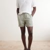 Straight-Leg Linen and Lyocell-Blend Shorts - OU Straight-Leg Linen and Lyocell-Blend Shorts - OU