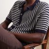 Striped Knitted Linen Shirt - CU Striped Knitted Linen Shirt - CU