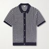 Striped Knitted Linen Shirt Striped Knitted Linen Shirt