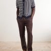 Striped Knitted Linen Shirt - OU Striped Knitted Linen Shirt - OU