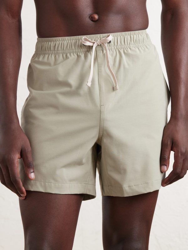 Land To Water Straight-Leg Mid-Length Swim Shorts - FR