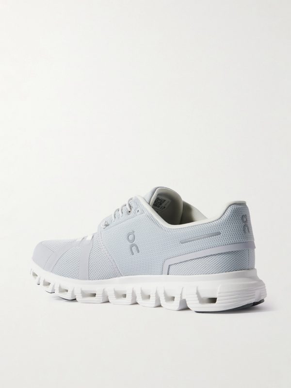 Cloud 6 Rubber-Trimmed Mesh Slip-On Sneakers - BK Cloud 6 Rubber-Trimmed Mesh Slip-On Sneakers - BK