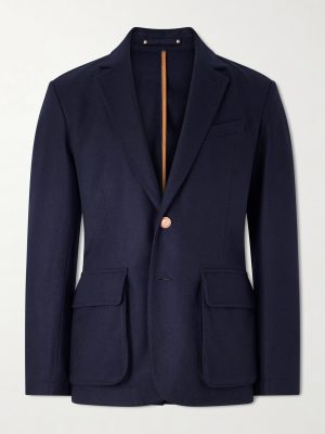 The Demob Merino Wool Blazer The Demob Merino Wool Blazer