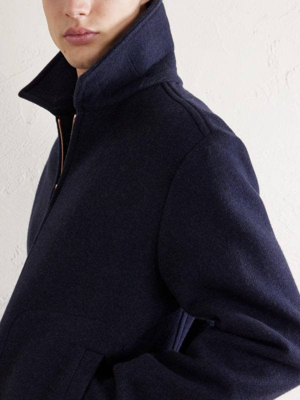 The Civvy Merino Wool and Cashmere-Blend Jacket - CU The Civvy Merino Wool and Cashmere-Blend Jacket - CU