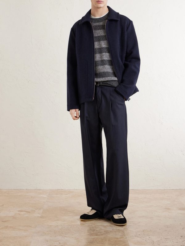 The Civvy Merino Wool and Cashmere-Blend Jacket - OU The Civvy Merino Wool and Cashmere-Blend Jacket - OU