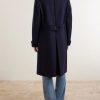 The Admiral's Great Shearling-Trimmed Merino Wool and Cashmere-Blend Coat - BK The Admiral's Great Shearling-Trimmed Merino Wool and Cashmere-Blend Coat - BK
