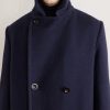 The Admiral's Great Shearling-Trimmed Merino Wool and Cashmere-Blend Coat - CU The Admiral's Great Shearling-Trimmed Merino Wool and Cashmere-Blend Coat - CU