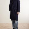 The Admiral's Great Shearling-Trimmed Merino Wool and Cashmere-Blend Coat - OU The Admiral's Great Shearling-Trimmed Merino Wool and Cashmere-Blend Coat - OU