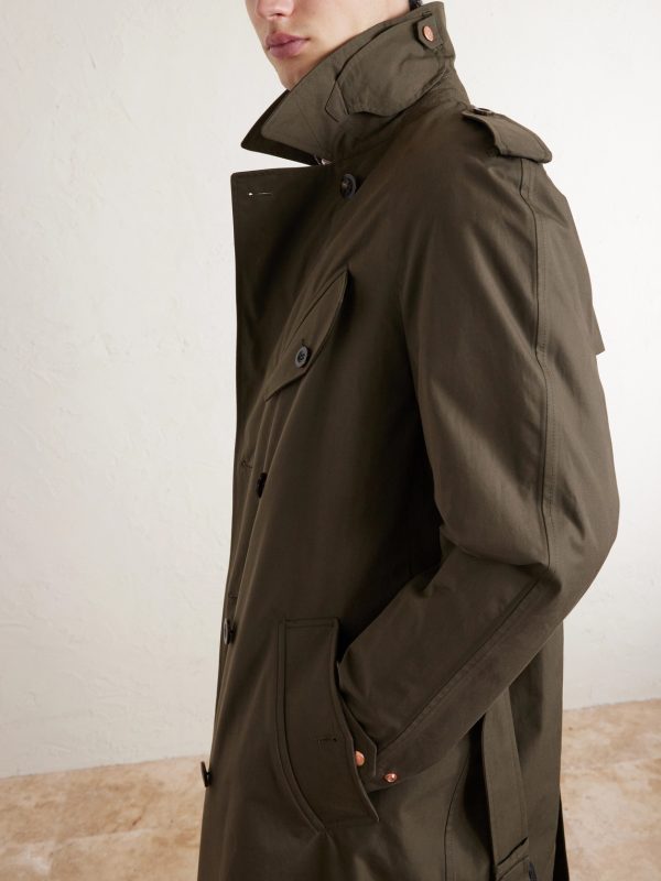 The Despatch Rider's Double-Breasted Belted Cotton Trench Coat - CU The Despatch Rider's Double-Breasted Belted Cotton Trench Coat - CU