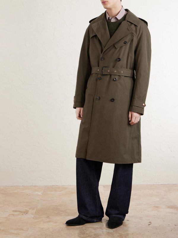 The Despatch Rider's Double-Breasted Belted Cotton Trench Coat - FR The Despatch Rider's Double-Breasted Belted Cotton Trench Coat - FR