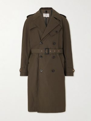 The Despatch Rider's Double-Breasted Belted Cotton Trench Coat The Despatch Rider's Double-Breasted Belted Cotton Trench Coat