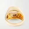 Crest Gold- and Silver-Tone Signet Ring - BK