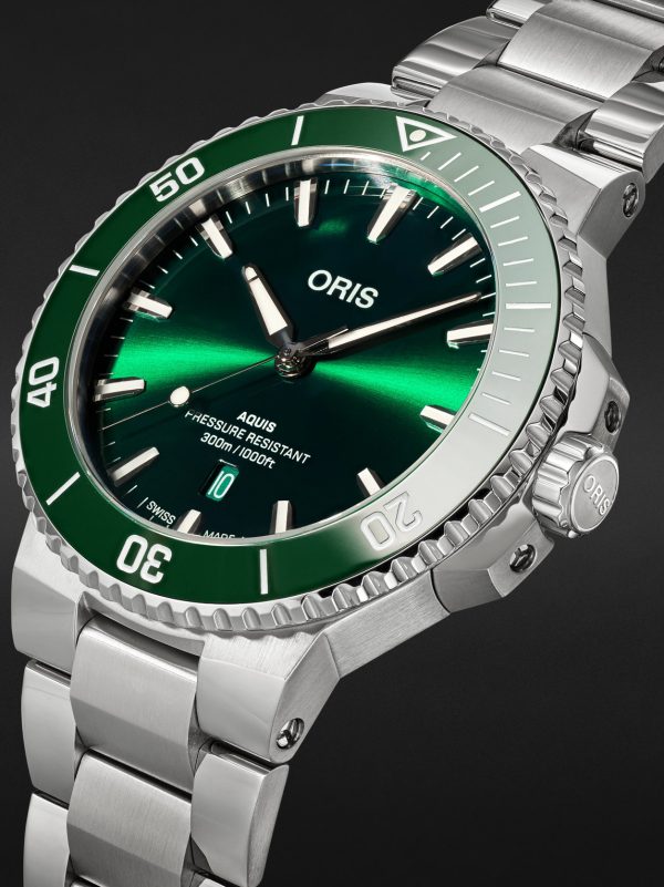 Aquis Date Automatic 43.5mm Stainless Steel Watch, Ref. No. 01 733 7789 4157-07 8 23 04PEB - FR Aquis Date Automatic 43.5mm Stainless Steel Watch, Ref. No. 01 733 7789 4157-07 8 23 04PEB - FR