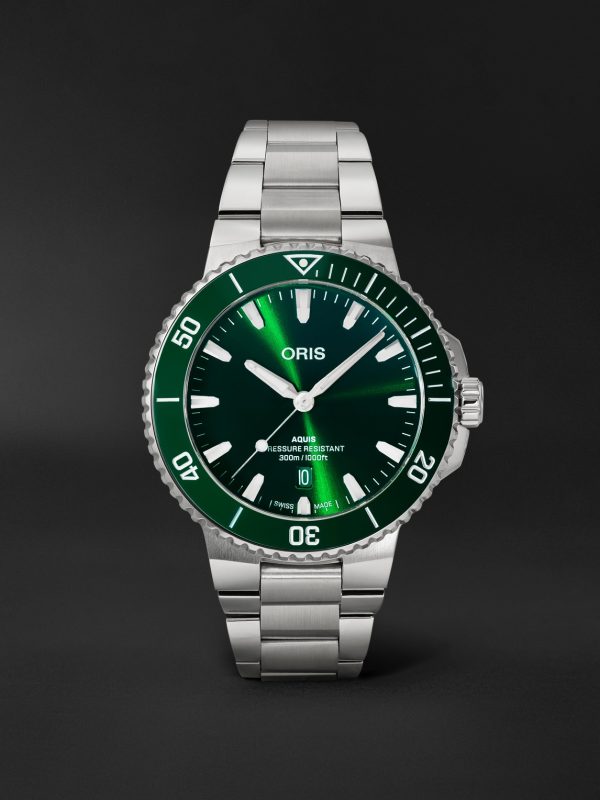 Aquis Date Automatic 43.5mm Stainless Steel Watch, Ref. No. 01 733 7789 4157-07 8 23 04PEB Aquis Date Automatic 43.5mm Stainless Steel Watch, Ref. No. 01 733 7789 4157-07 8 23 04PEB