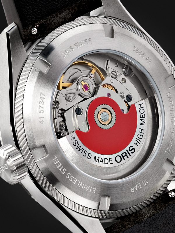 ProPilot Date Automatic 41mm Stainless Steel and Leather Watch, Ref. No. 01 733 7805 4164-07 6 20 04LC - E1