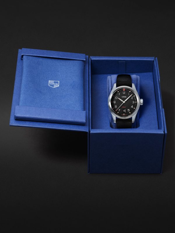 ProPilot Date Automatic 41mm Stainless Steel and Leather Watch, Ref. No. 01 733 7805 4164-07 6 20 04LC - E3