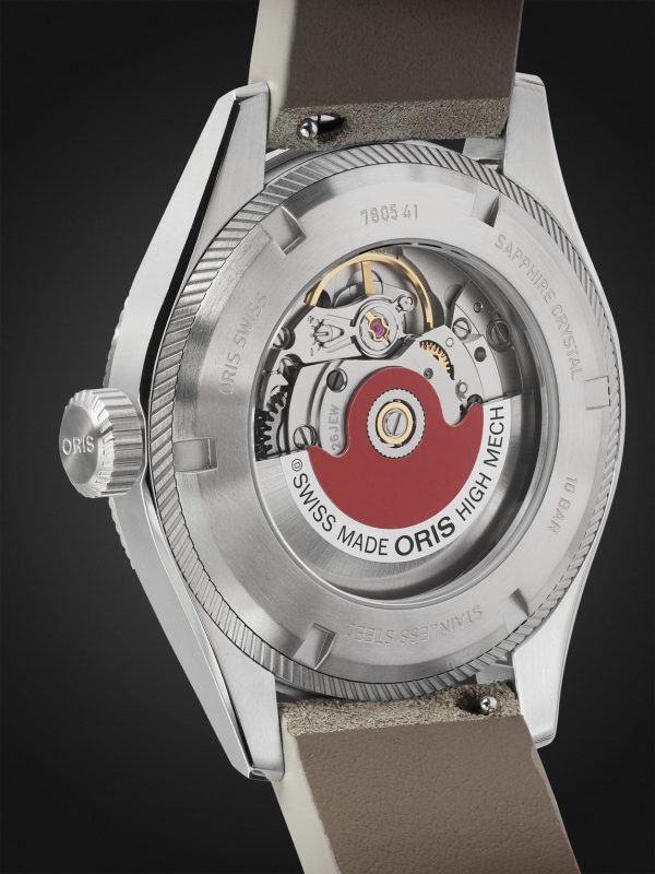 ProPilot Date Automatic 41mm Stainless Steel and Leather Watch, Ref. No.01 733 7805 4163-07 6 20 15LC - BK ProPilot Date Automatic 41mm Stainless Steel and Leather Watch, Ref. No.01 733 7805 4163-07 6 20 15LC - BK