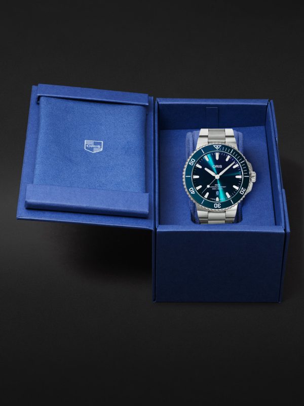 Aquis Date Automatic 43.5mm Stainless Steel Watch, Ref. No. 01 733 7789 4135-07 8 23 04PEB - E3 Aquis Date Automatic 43.5mm Stainless Steel Watch, Ref. No. 01 733 7789 4135-07 8 23 04PEB - E3
