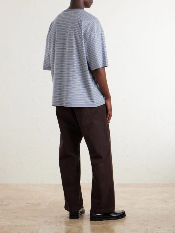Dupree Striped Cotton-Jersey T-Shirt - BK