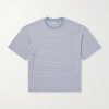 Dupree Striped Cotton-Jersey T-Shirt