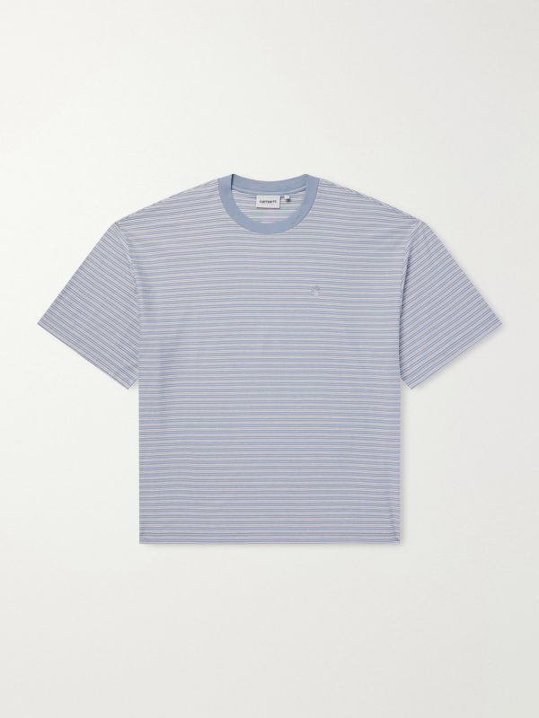 Dupree Striped Cotton-Jersey T-Shirt