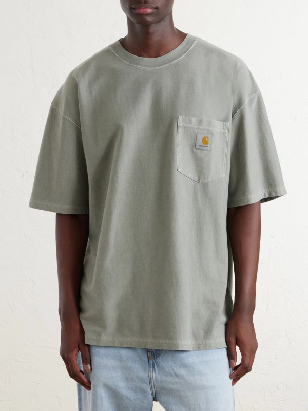 Logo-Appliquéd Cotton-Jersey T-Shirt - FR