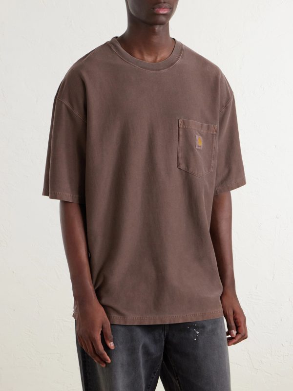 Logo-Appliquéd Cotton-Jersey T-Shirt - FR Logo-Appliquéd Cotton-Jersey T-Shirt - FR