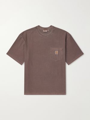Logo-Appliquéd Cotton-Jersey T-Shirt