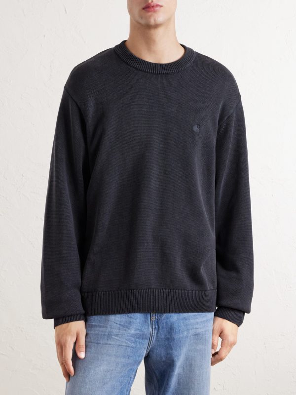 Kori Logo-Embroidered Cotton Sweater - FR