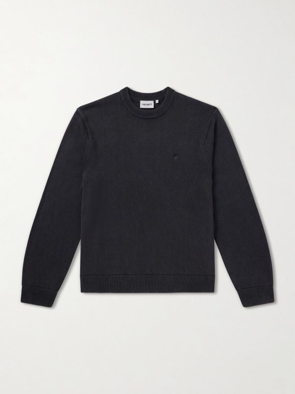 Kori Logo-Embroidered Cotton Sweater