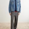 Helston Paint-Splattered Denim Jacket - OU