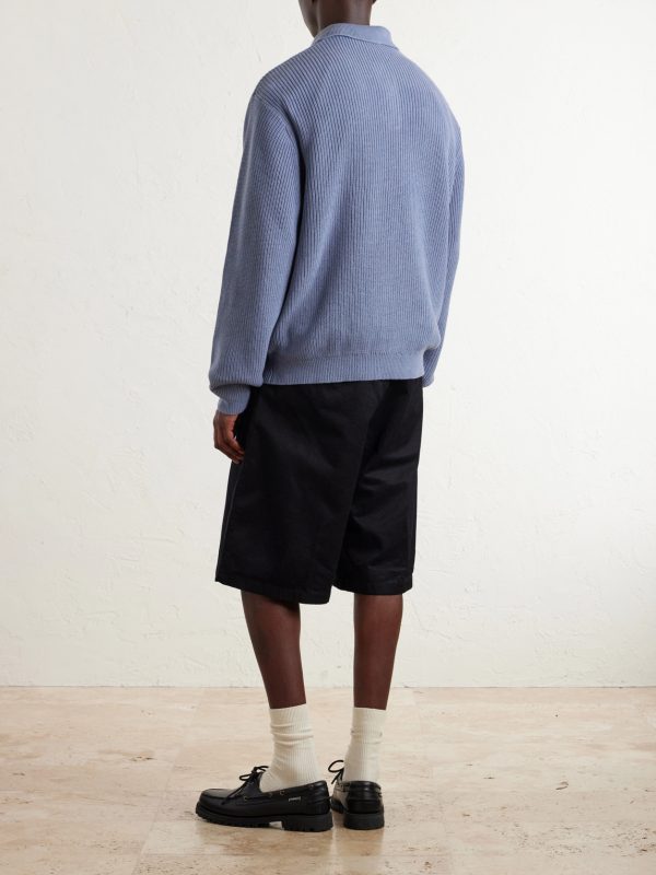 Miles Cotton Polo Shirt - BK Miles Cotton Polo Shirt - BK
