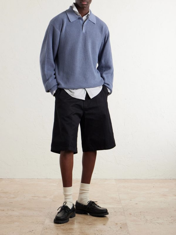 Brader Straight-Leg Cotton-Twill Shorts - OU Brader Straight-Leg Cotton-Twill Shorts - OU