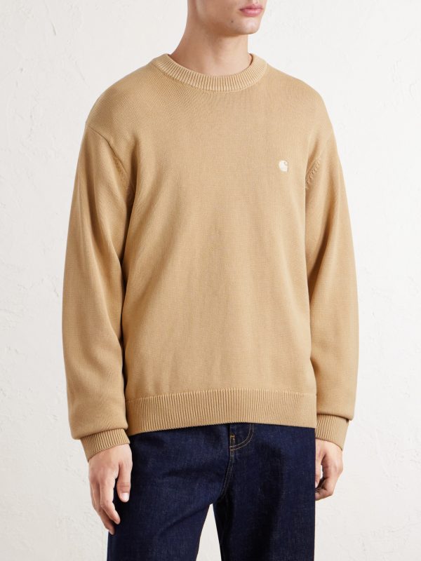 Kori Logo-Embroidered Cotton Sweater - FR Kori Logo-Embroidered Cotton Sweater - FR